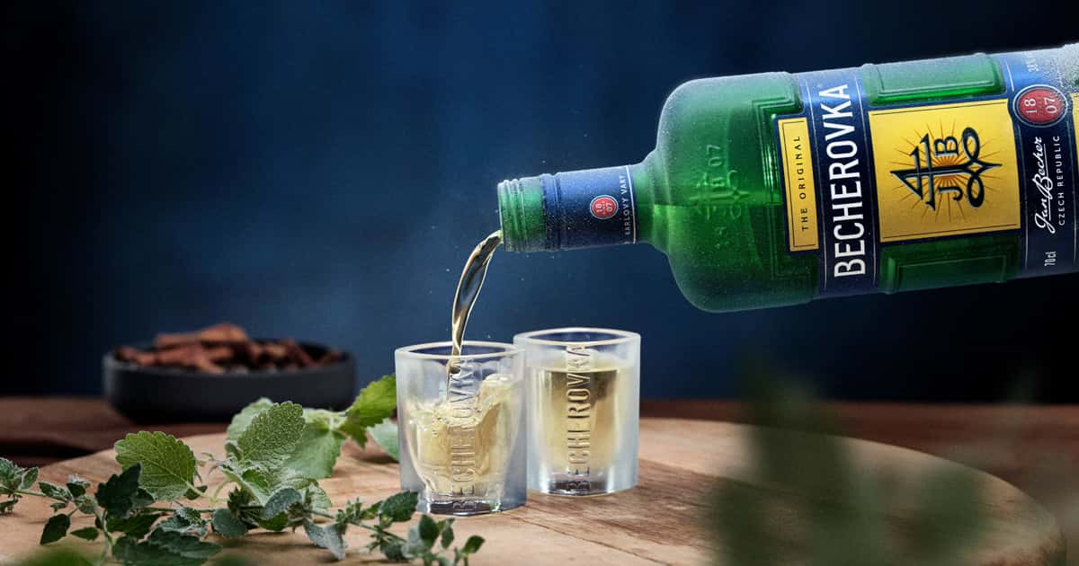 Becherovka Original is a traditional Czech herbal liqueur